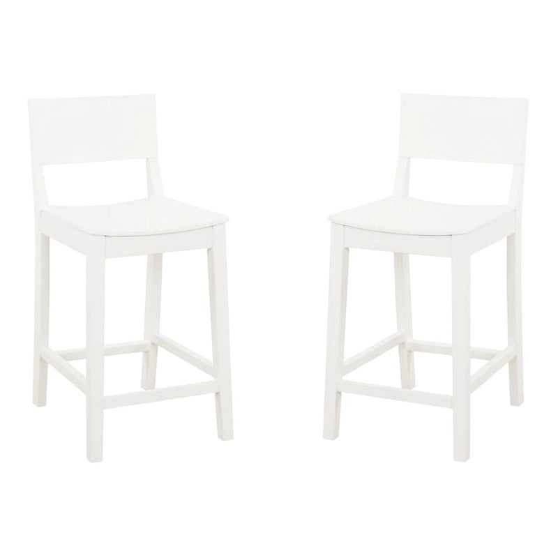 Tabourets de comptoir sans accoudoirs en bois de 24 pouces (ensemble de 2)