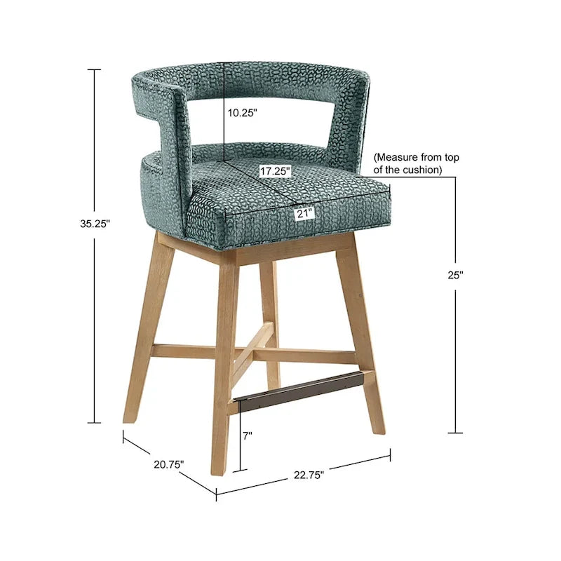 180 Degree Swivel Counter Stool Auto-Return