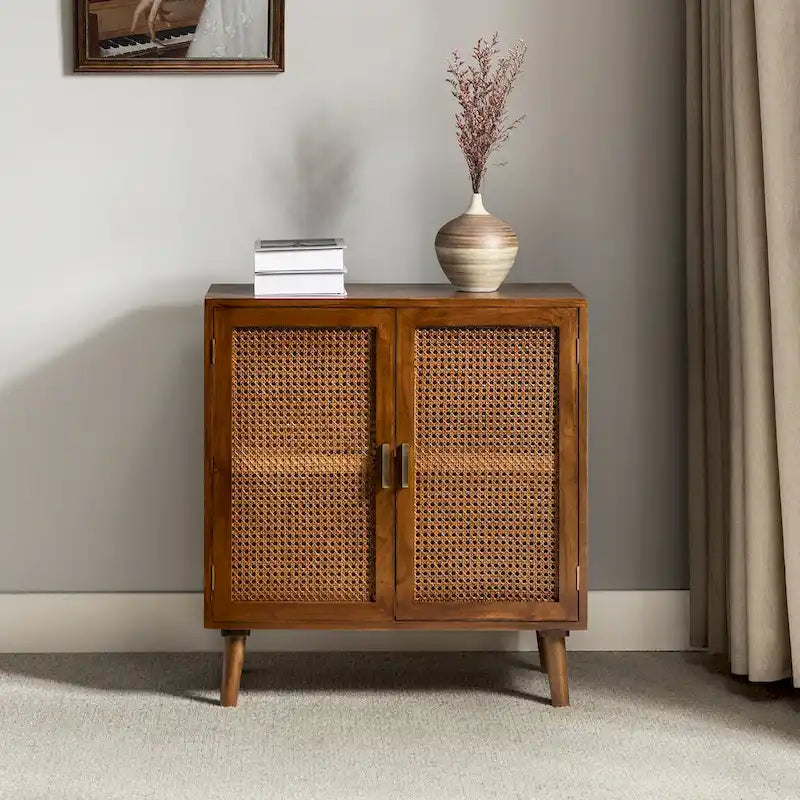 Borsippa 2-Door Accent Cabinet with Shelves by HULALA HOME