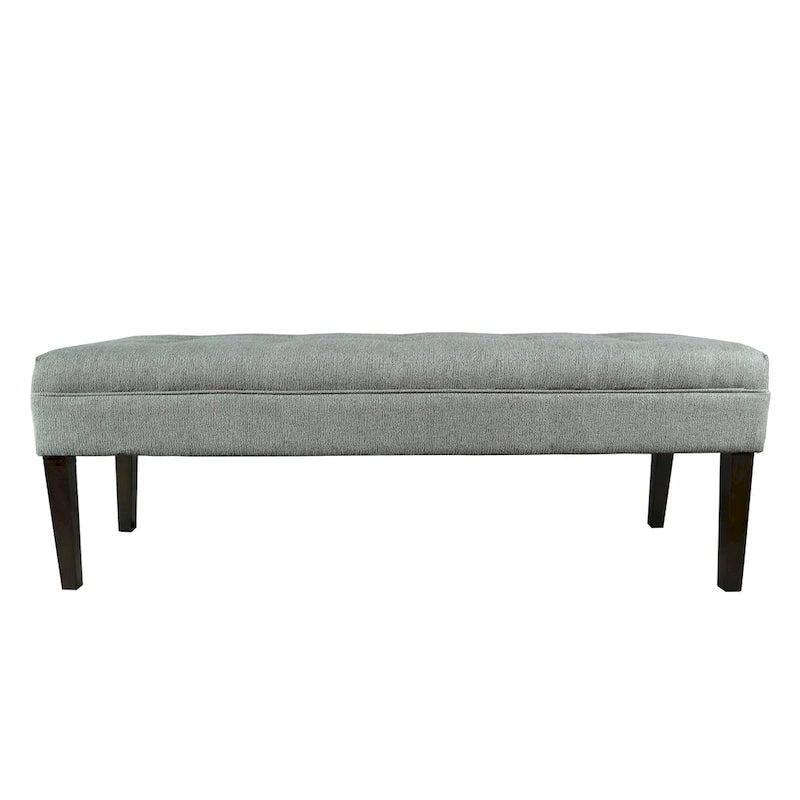 Button Tufted Upholstered Long Bench