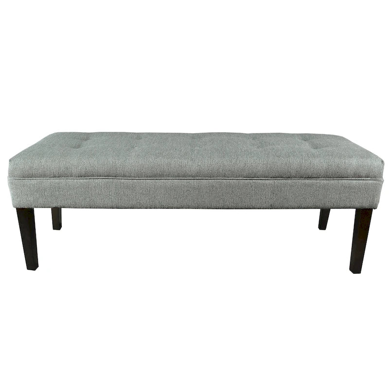 Button Tufted Upholstered Long Bench
