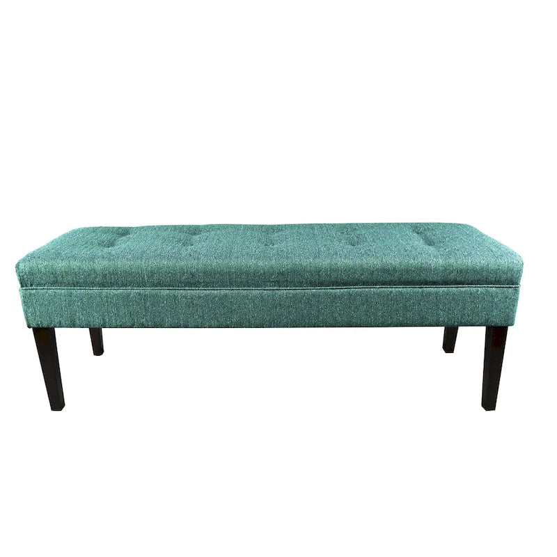 Button Tufted Upholstered Long Bench