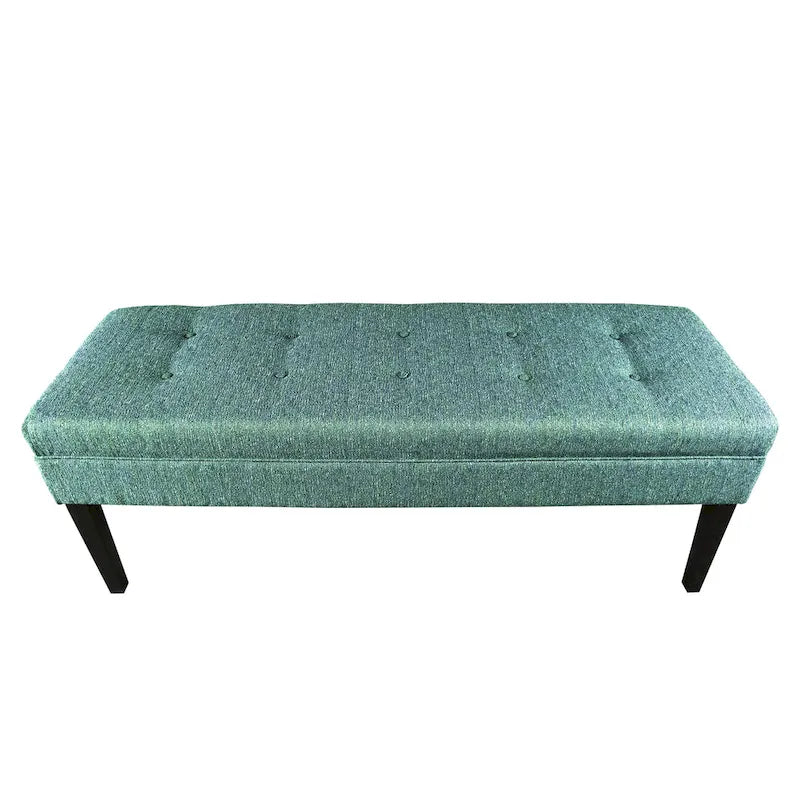 Button Tufted Upholstered Long Bench