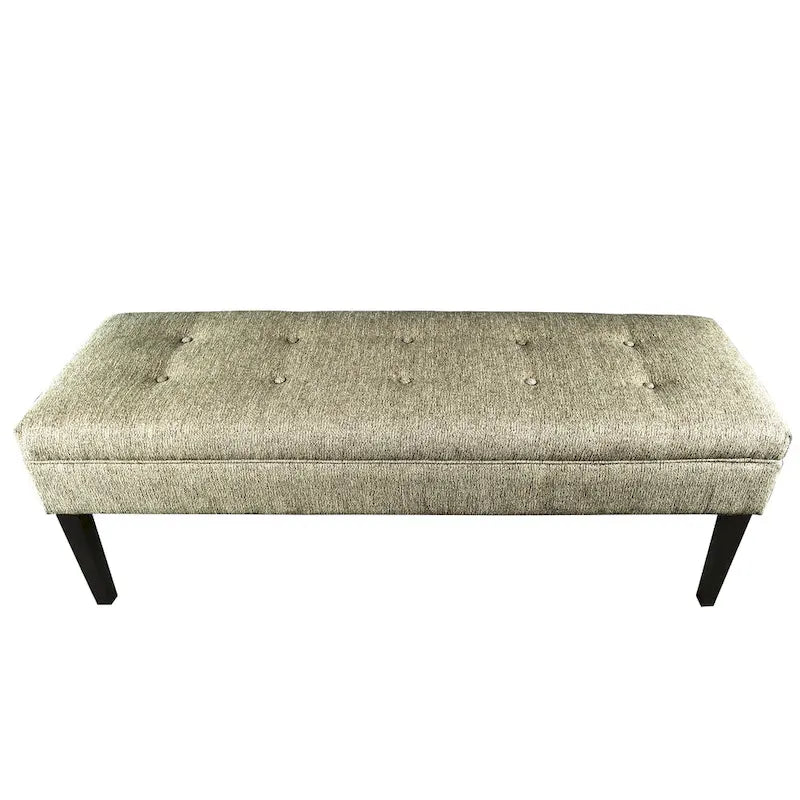 Button Tufted Upholstered Long Bench