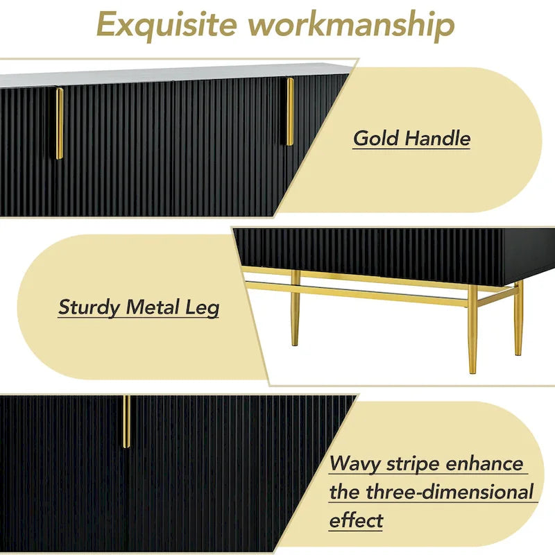 Buffet avec 4 portes pour salle à manger, salon, chambre et couloir
