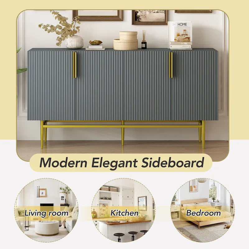 Buffet avec 4 portes pour salle à manger, salon, chambre et couloir