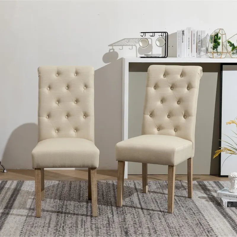 Upholstered Parsons Dining Chair (Set of 2)