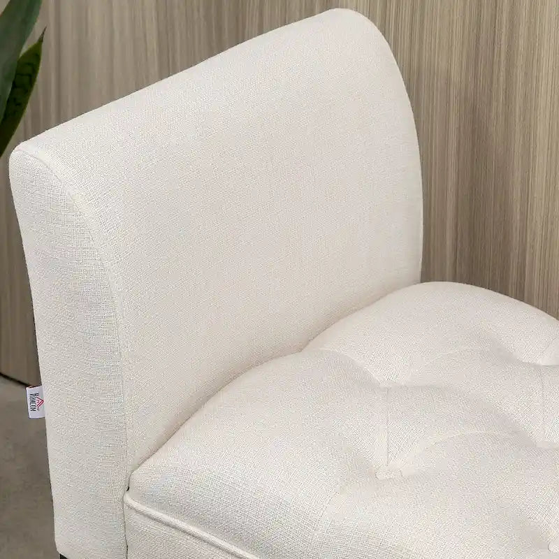 Banco para el pie de la cama con diseño capitoné y tapizado