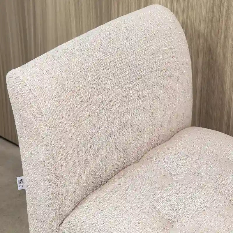 Banco para el pie de la cama con diseño capitoné y tapizado