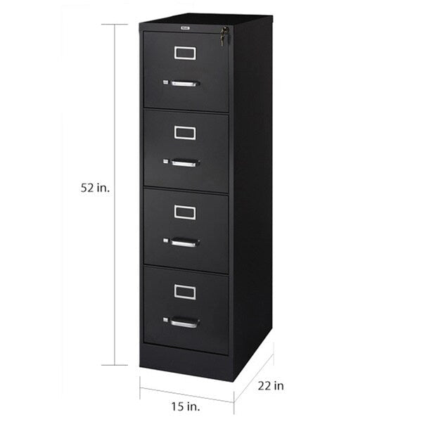 22D 4-Drawer Letter Vertical File Cabinet