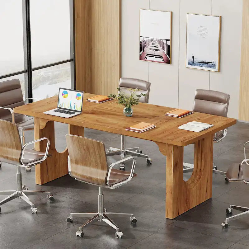 70.9-Inch Large Executive Desk, Modern Simple Office Computer Desk