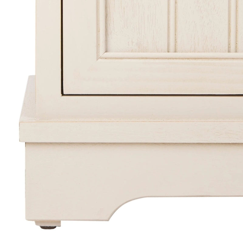 Distressed Black Storage Cabinet - 15.9 x 11.8 x 35