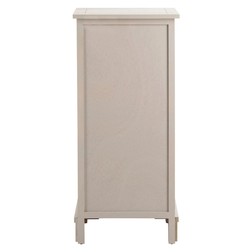 Distressed Black Storage Cabinet - 15.9 x 11.8 x 35