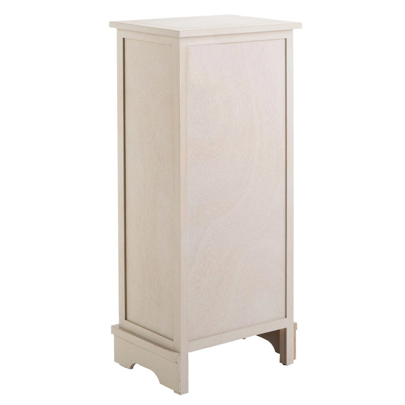 Distressed Black Storage Cabinet - 15.9 x 11.8 x 35
