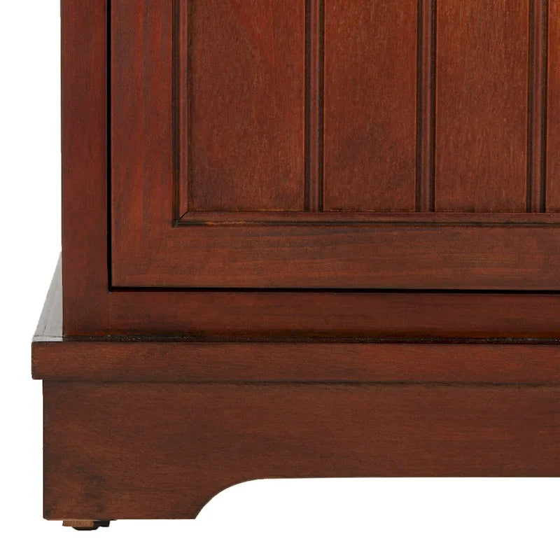 Distressed Black Storage Cabinet - 15.9 x 11.8 x 35
