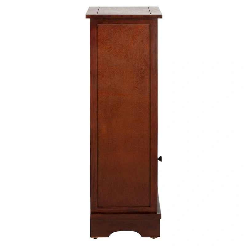Distressed Black Storage Cabinet - 15.9 x 11.8 x 35