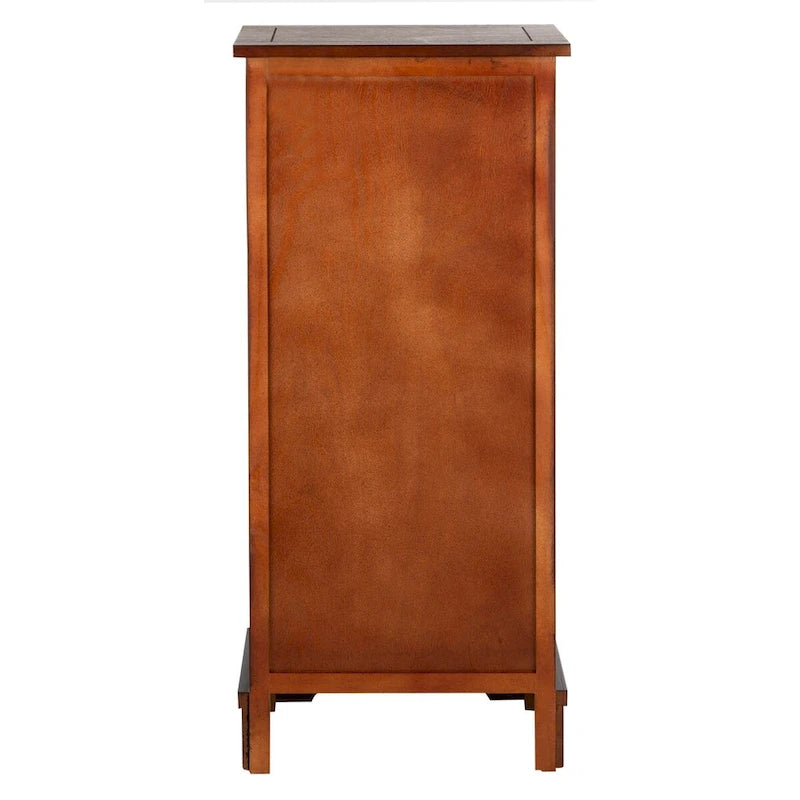 Distressed Black Storage Cabinet - 15.9 x 11.8 x 35