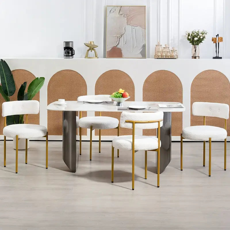 Moderne Küchenstühle und Esszimmerstühle, 4er-Set
