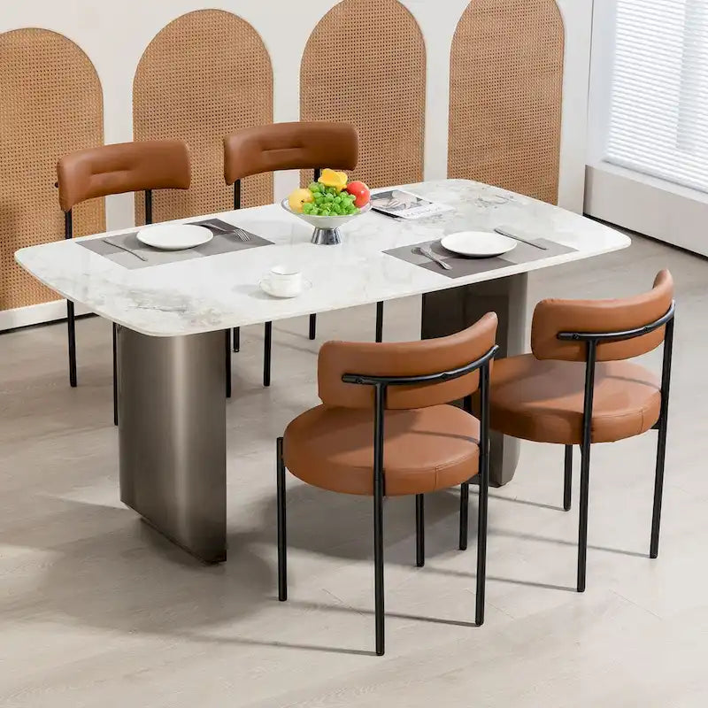 Moderne Küchenstühle und Esszimmerstühle, 4er-Set