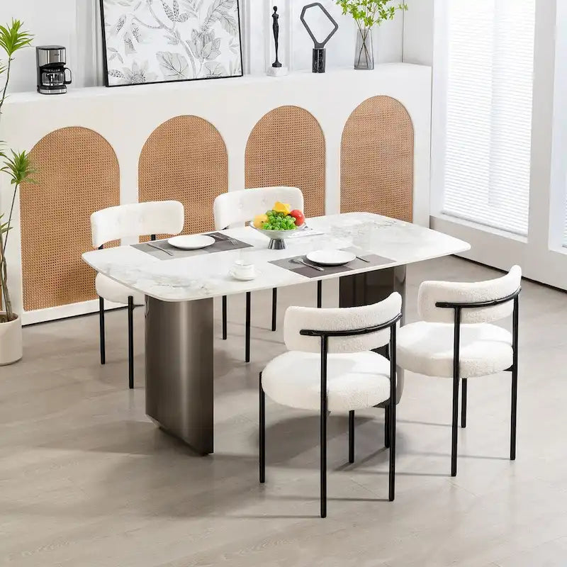 Moderne Küchenstühle und Esszimmerstühle, 4er-Set