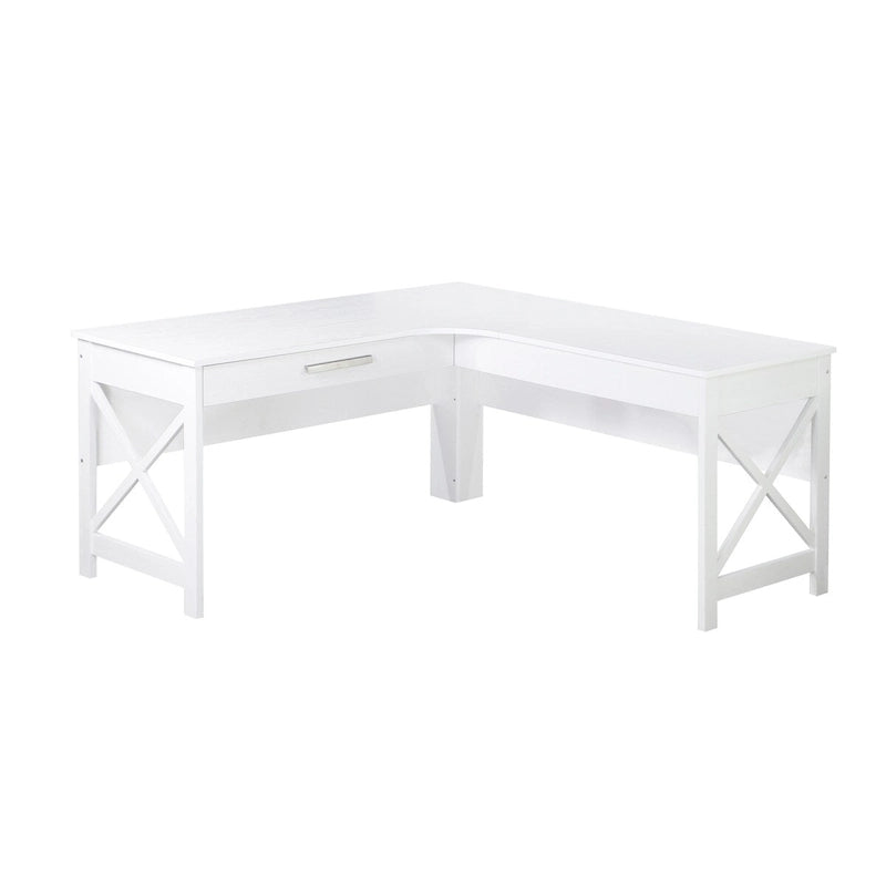 L-Shaped Desk with Drawer