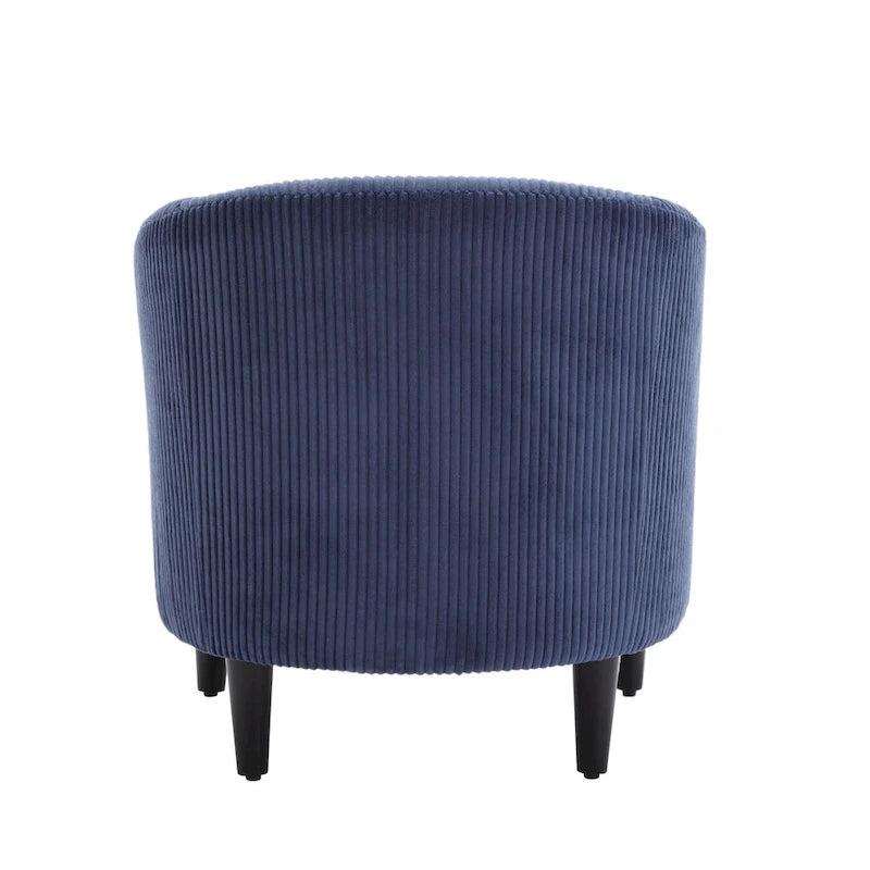 Fauteuil seau en tissu avec coussin et oreiller