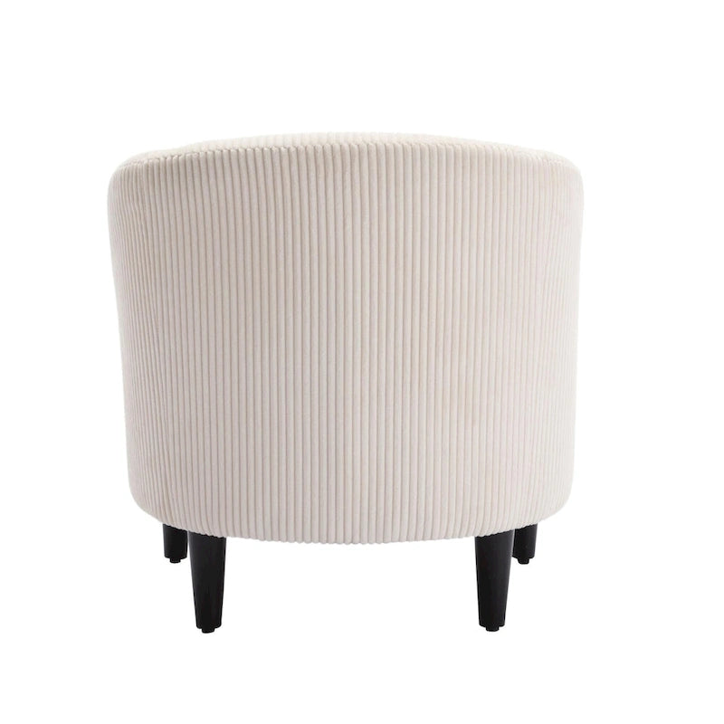 Fauteuil seau en tissu avec coussin et oreiller